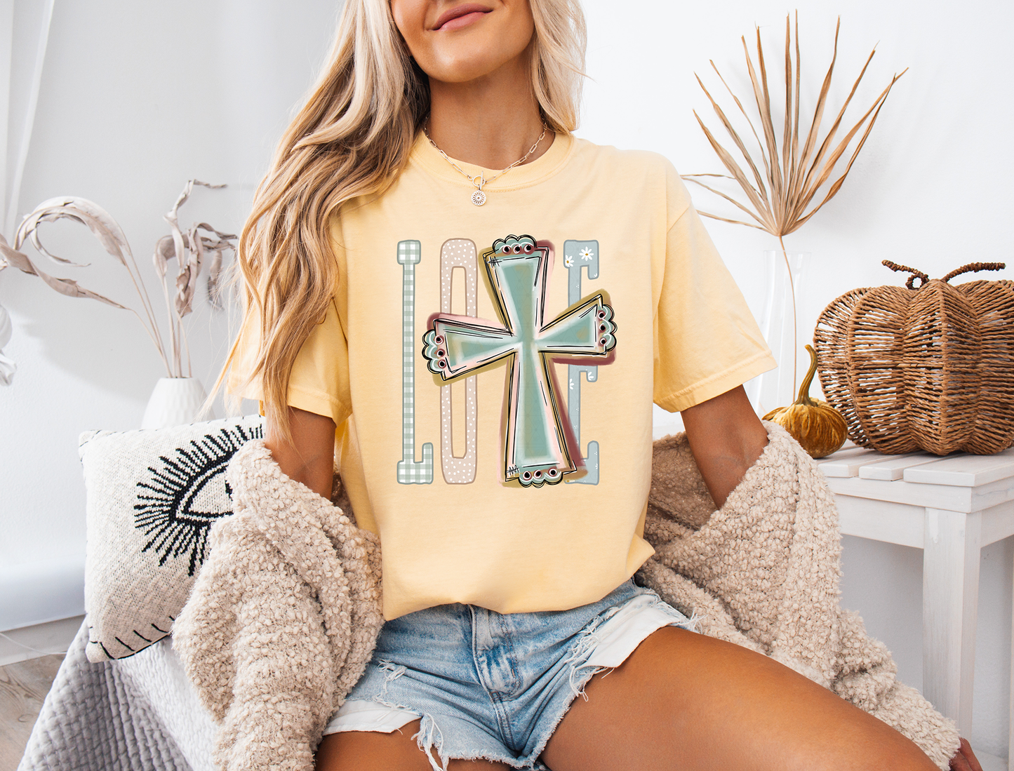 Giant Spring Love with Cross