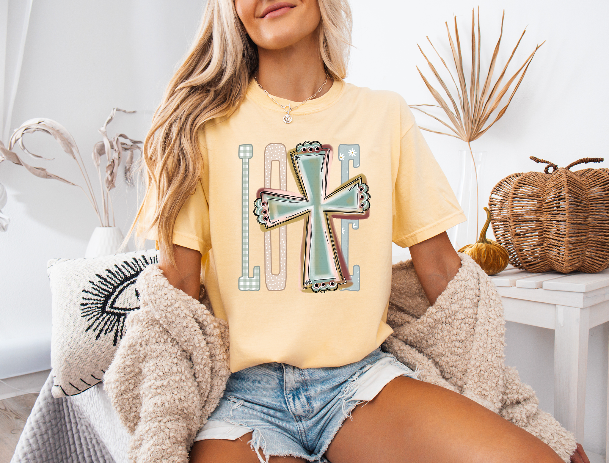 Giant Spring Love with Cross