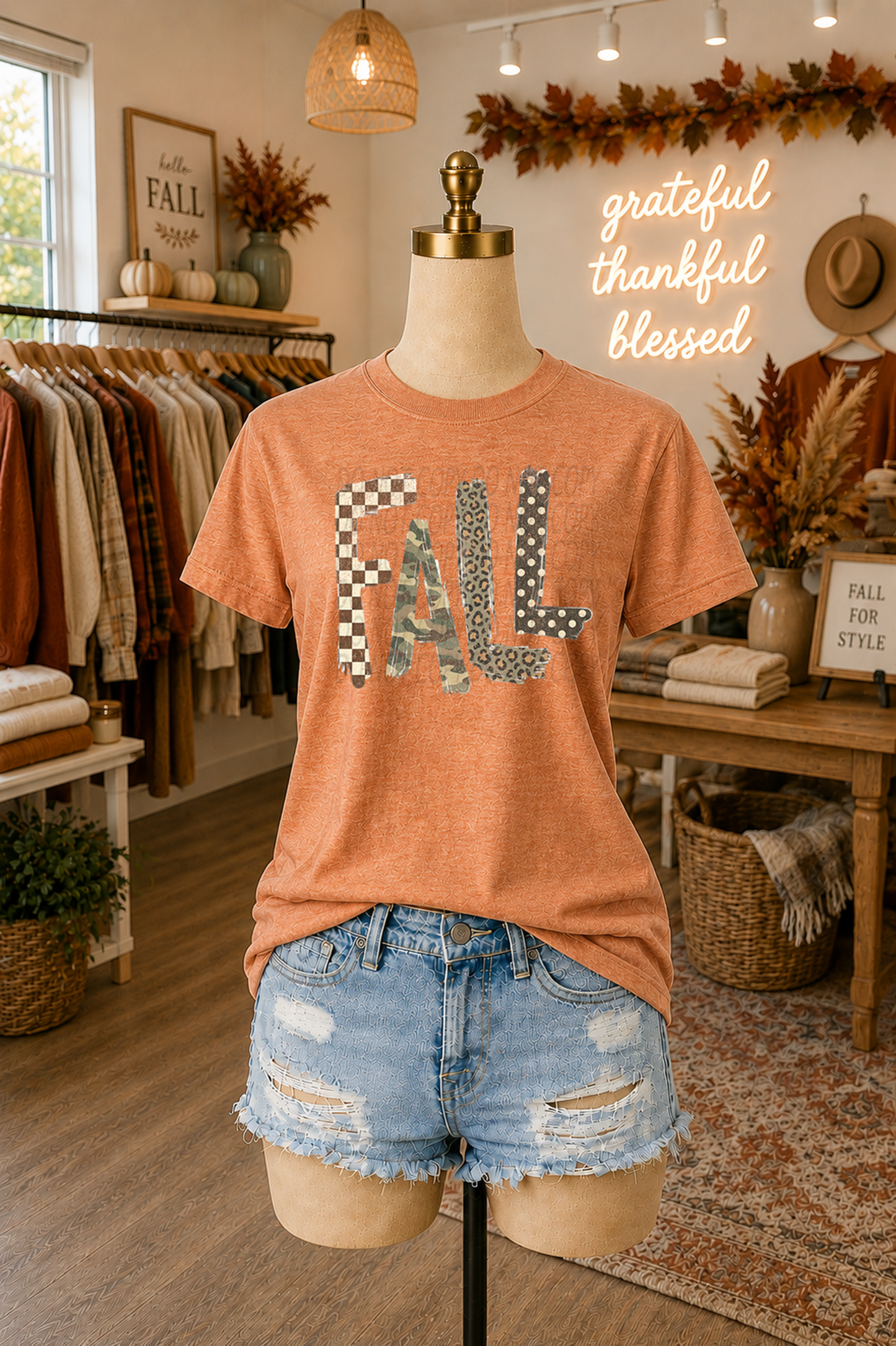 Leopard/Checkered/Camo Fall