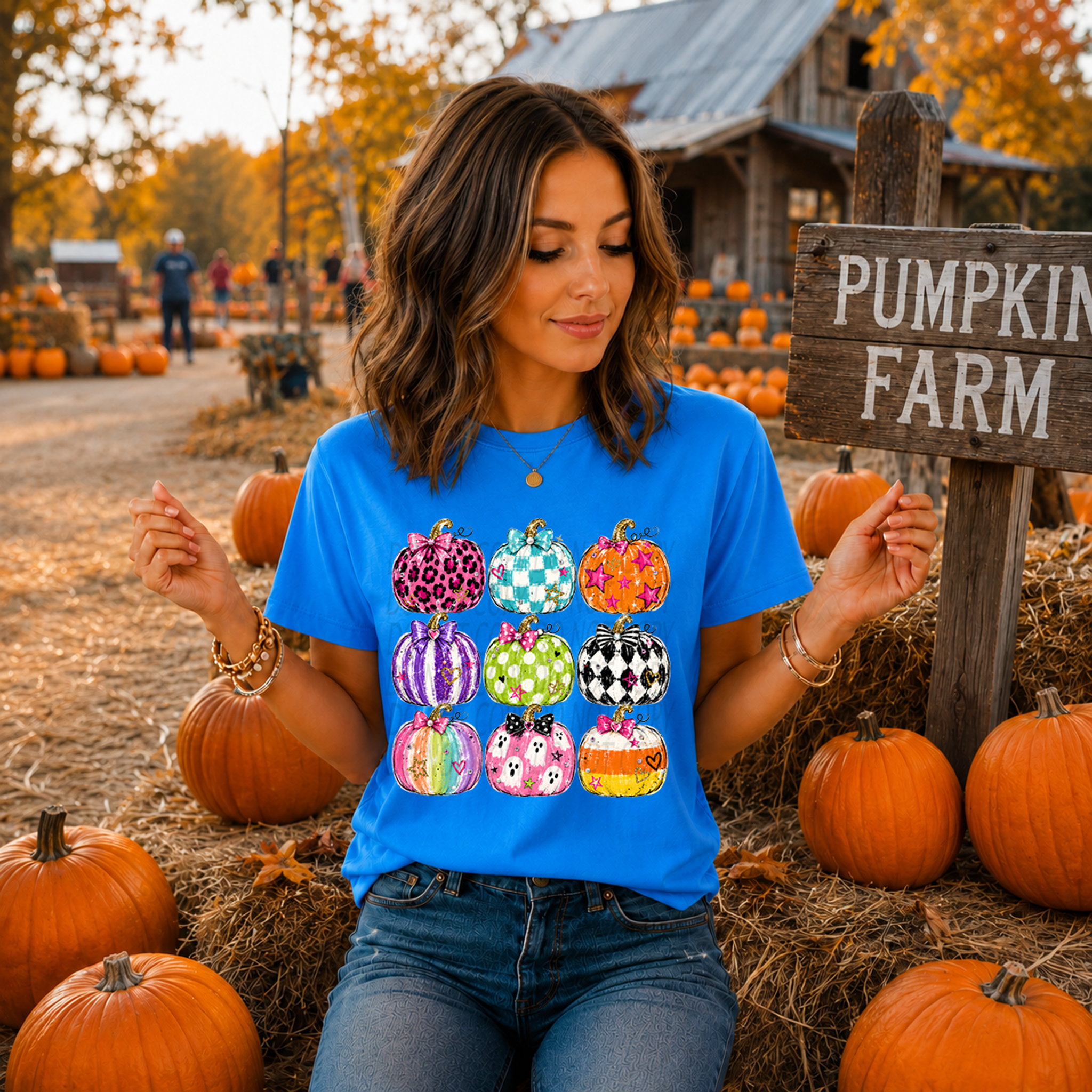 Bright Assorted Pumpkins