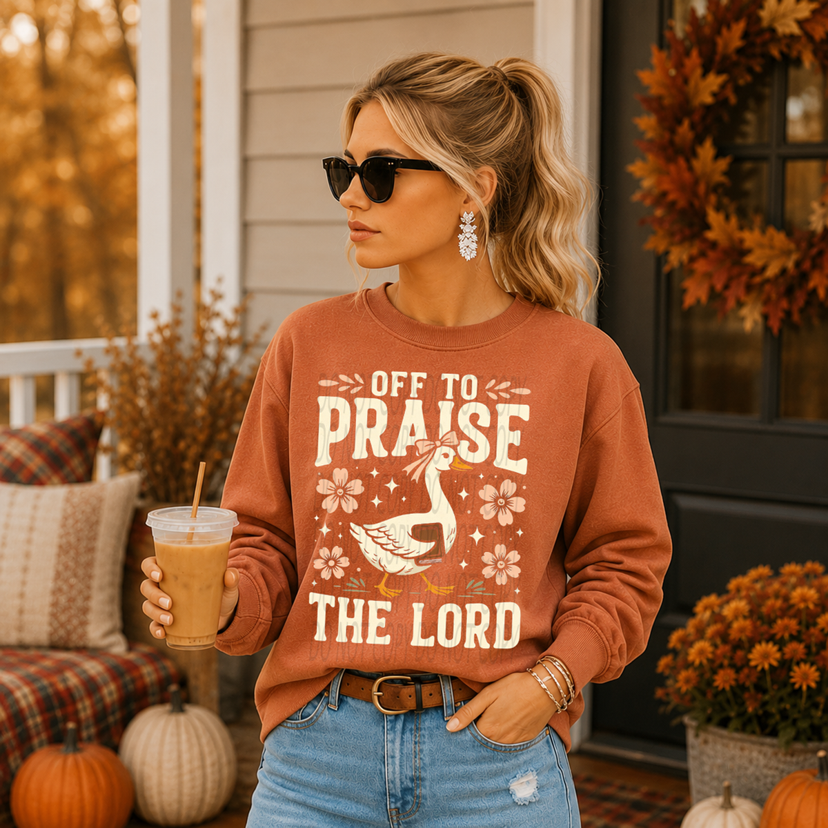 Off To Praise The Lord Goose