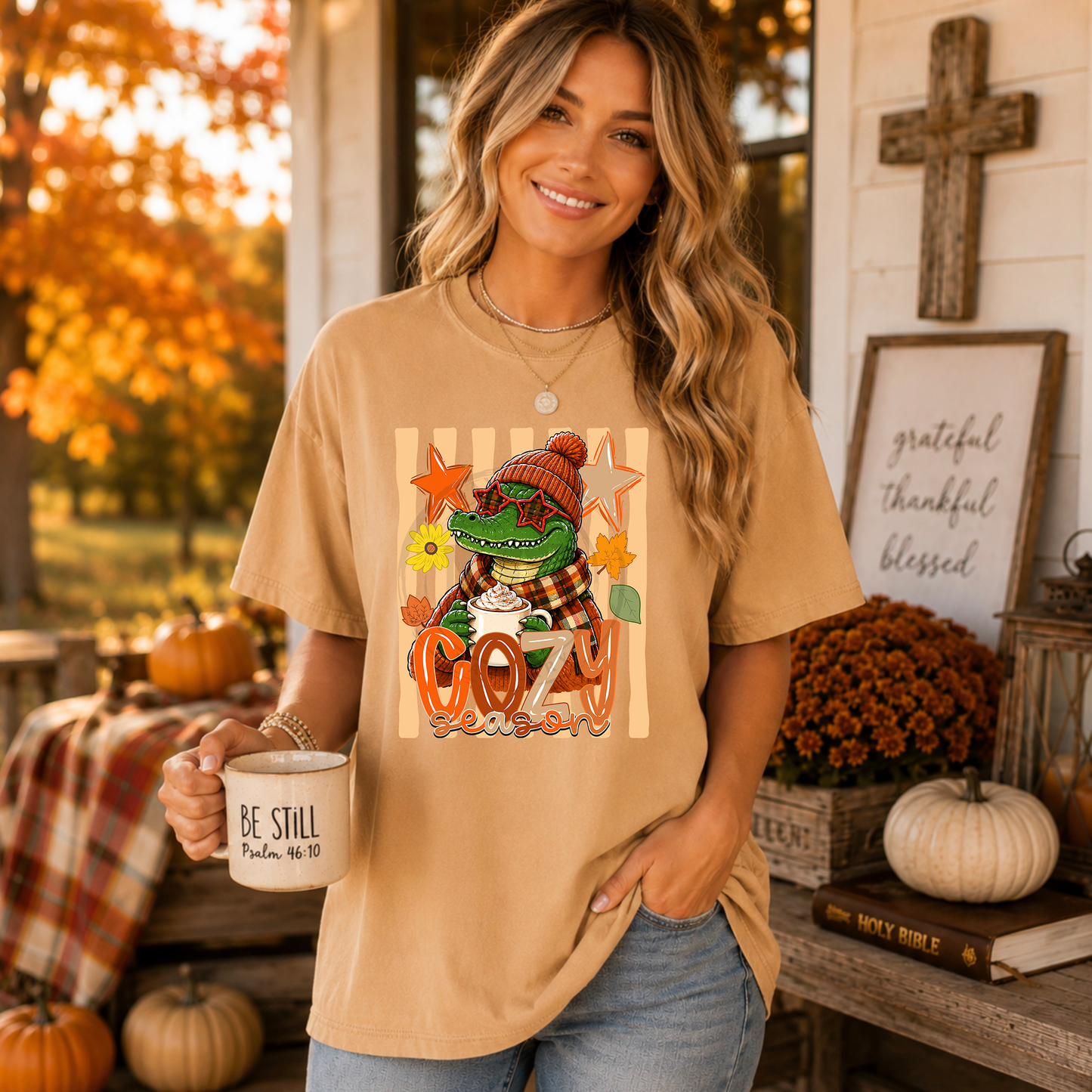 Fall Cozy Gator