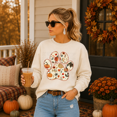 Load image 1 in gallery view. Fall Doggie Paw