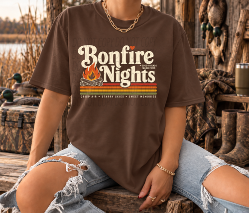 Load image 1 in gallery view. Retro Bonfire Nights