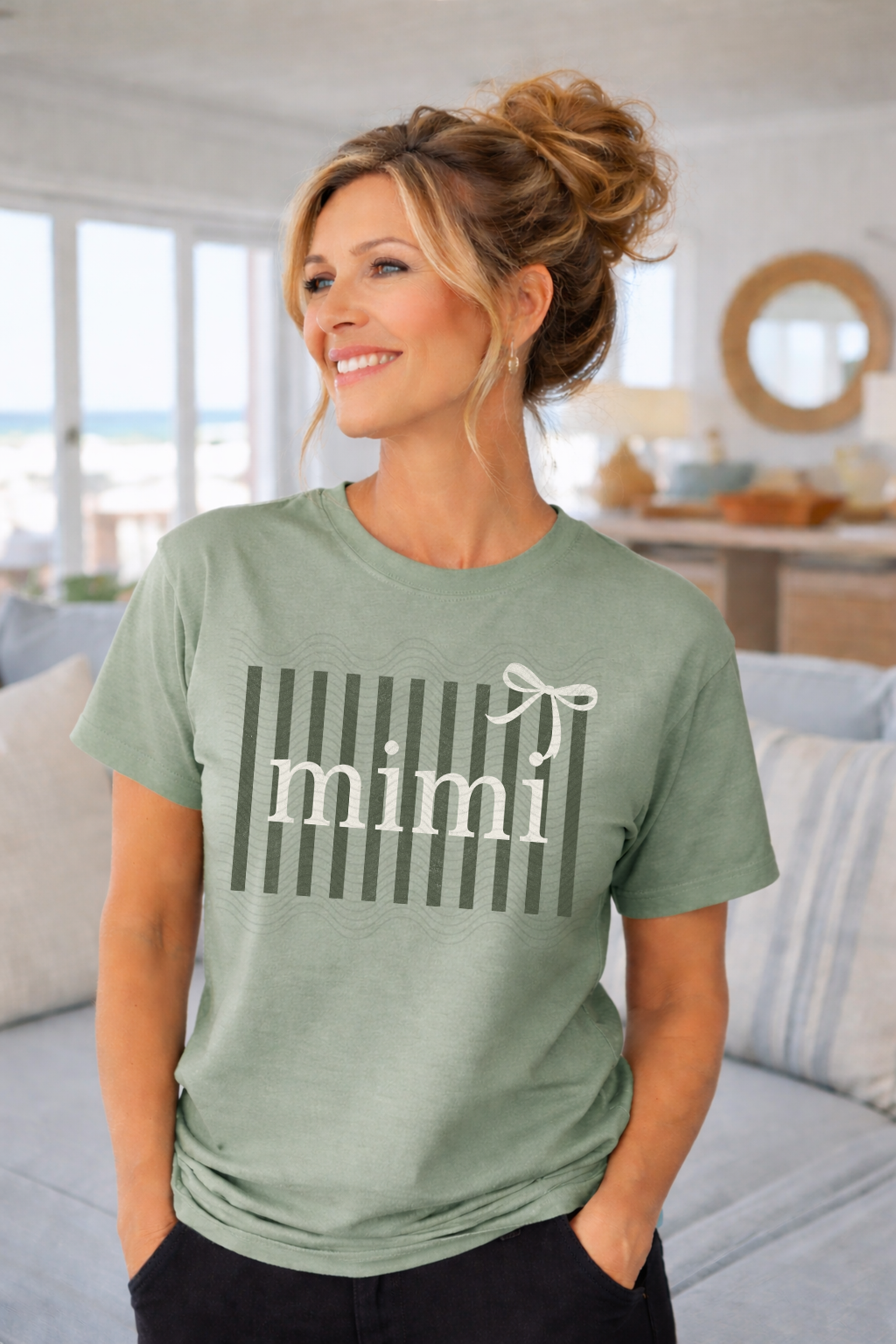 Mimi with Stripes and Bow