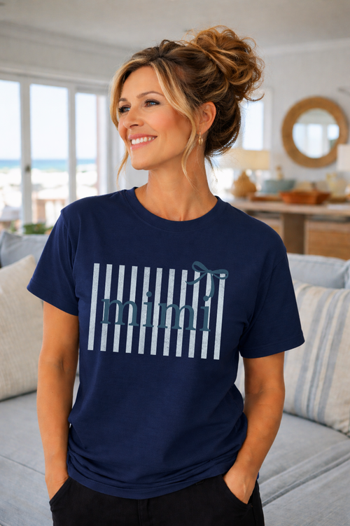 Load image 1 in gallery view. Mimi with Stripes and Bow