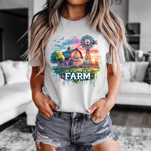 Load image 1 in gallery view. Farm Life Sunset