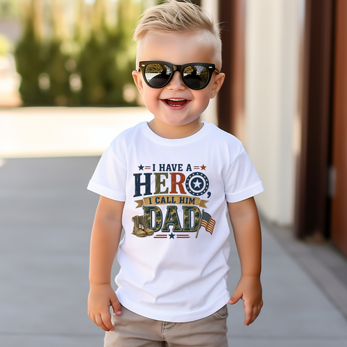 Load image 1 in gallery view. I Have A Hero I Call Him Dad