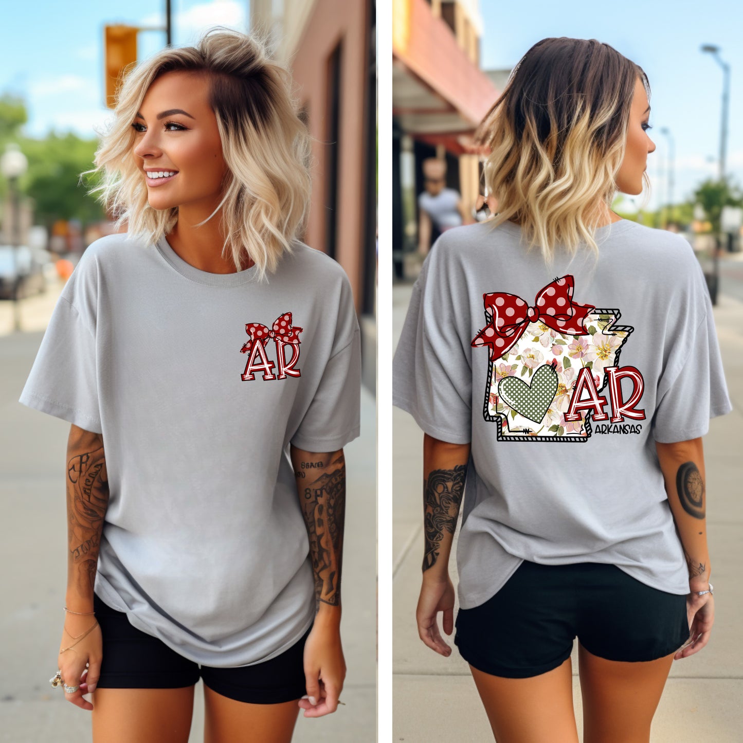 Flower State Doodle Arkansas Set