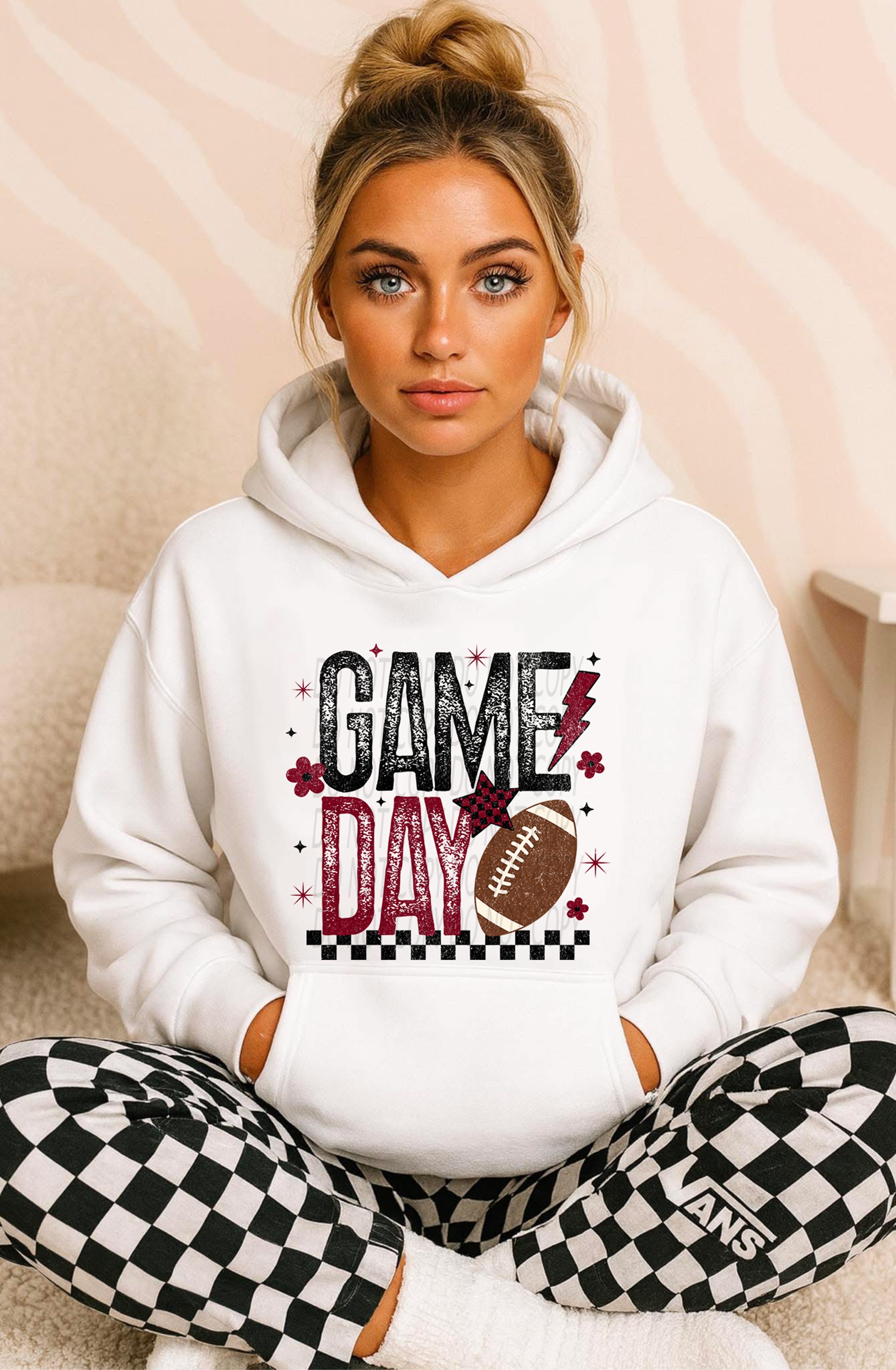 Distressed Game Day Red