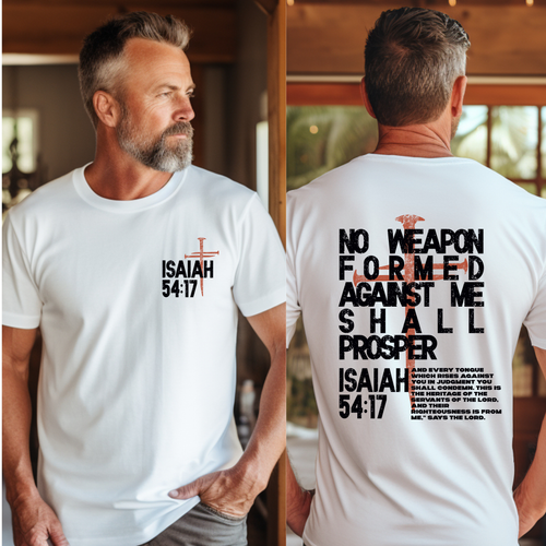 Load image 1 in gallery view. Isaiah 54:17