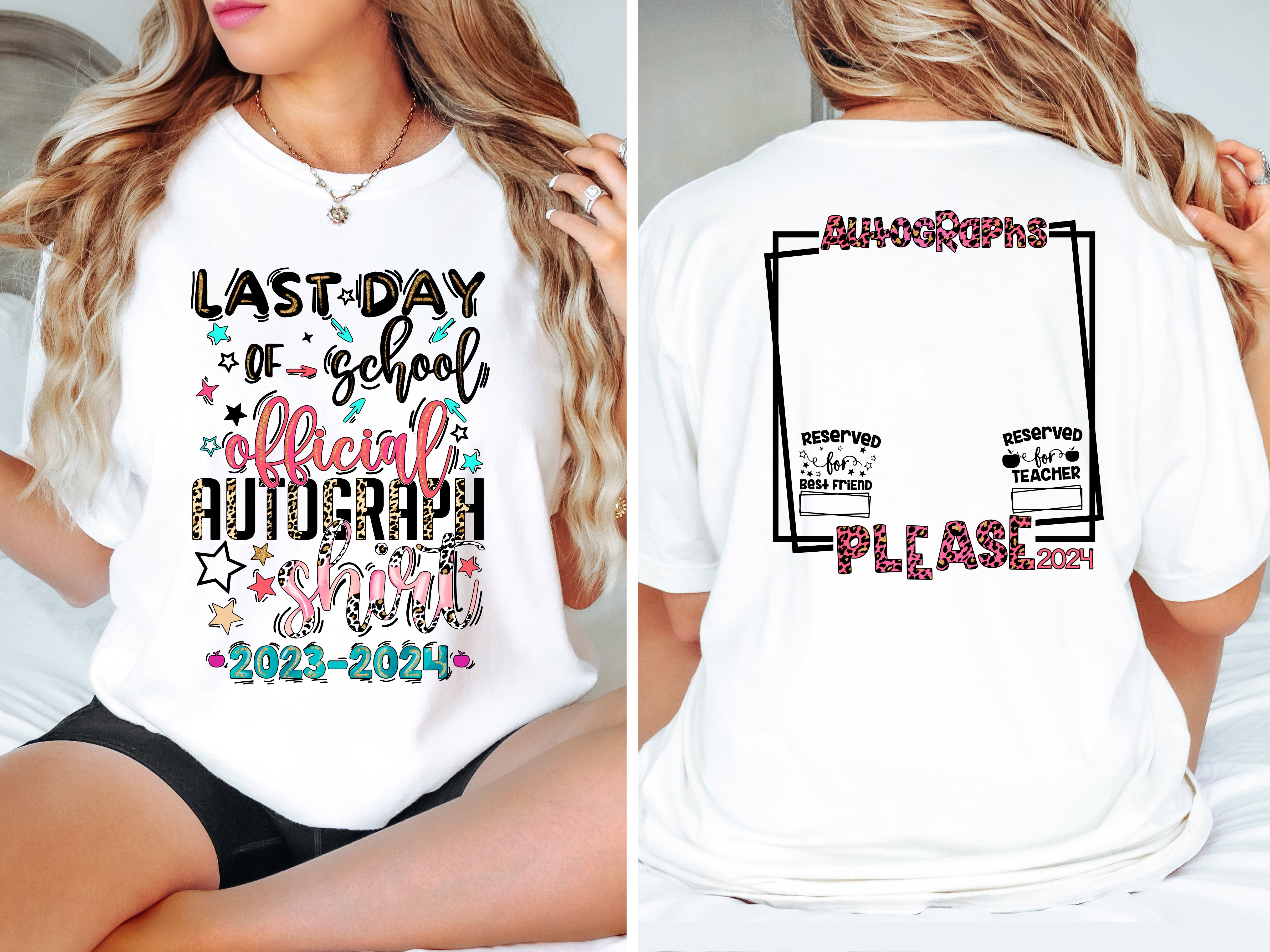 Last Day Of School Official Autograph Shirt 2023-2024