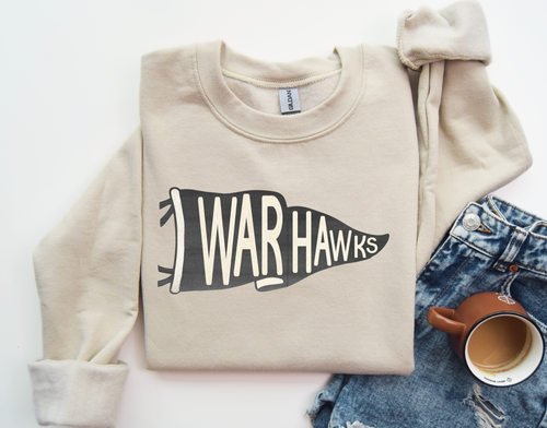 Load image 1 in gallery view. Warhawks Pennant