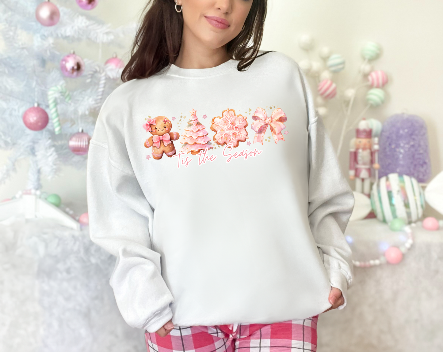 Pink Christmas Tis The Season