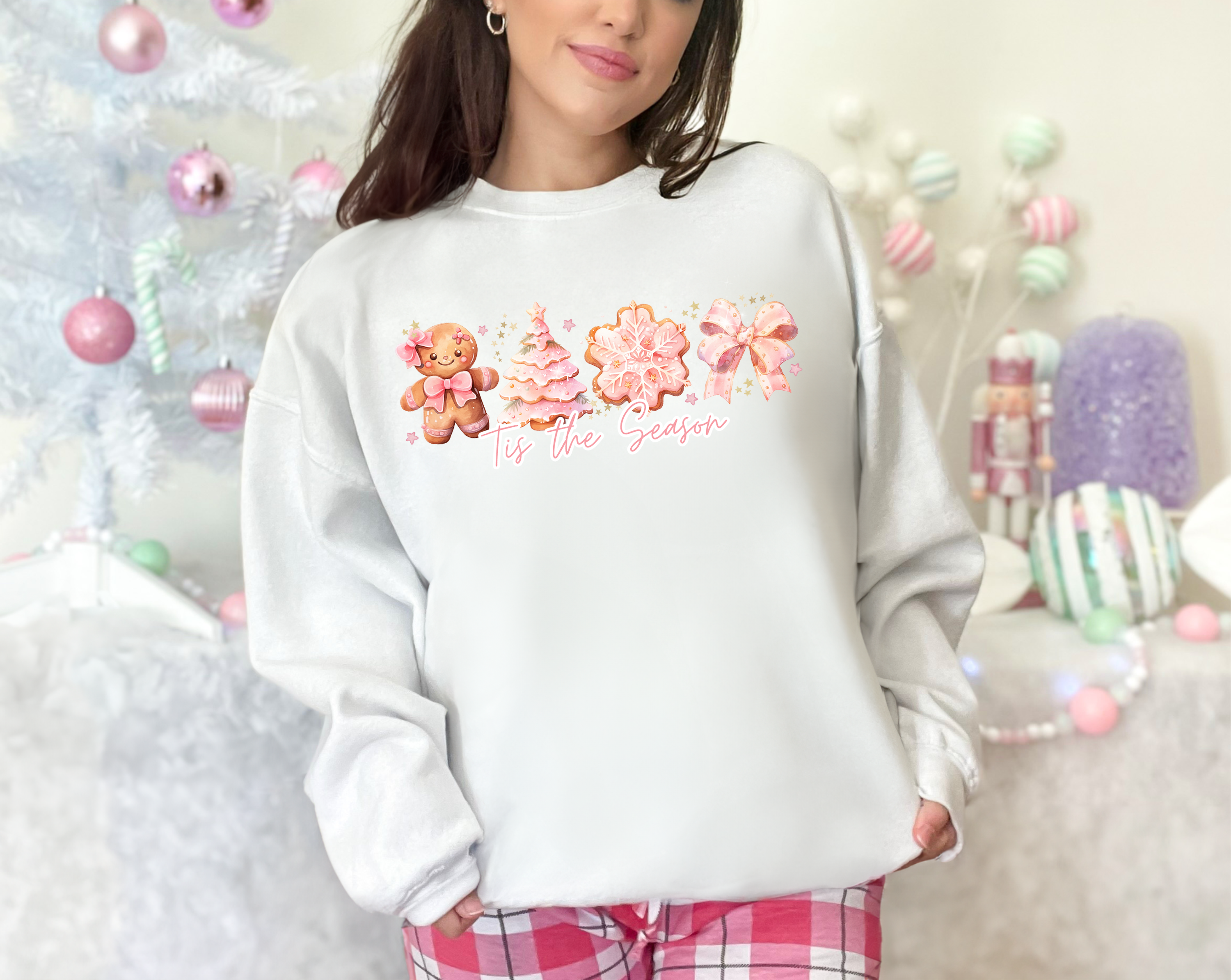 Pink Christmas Tis The Season