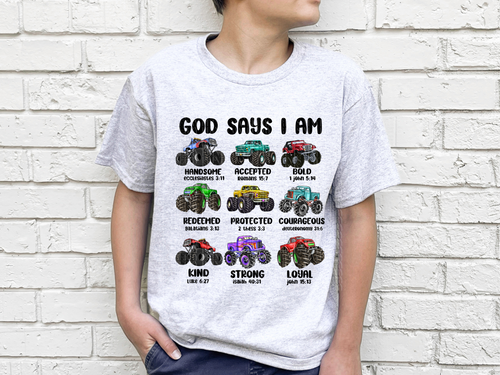 Load image 1 in gallery view. God Says I Am Monster Truck