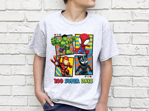 Load image 1 in gallery view. Superhero 100 Days of School