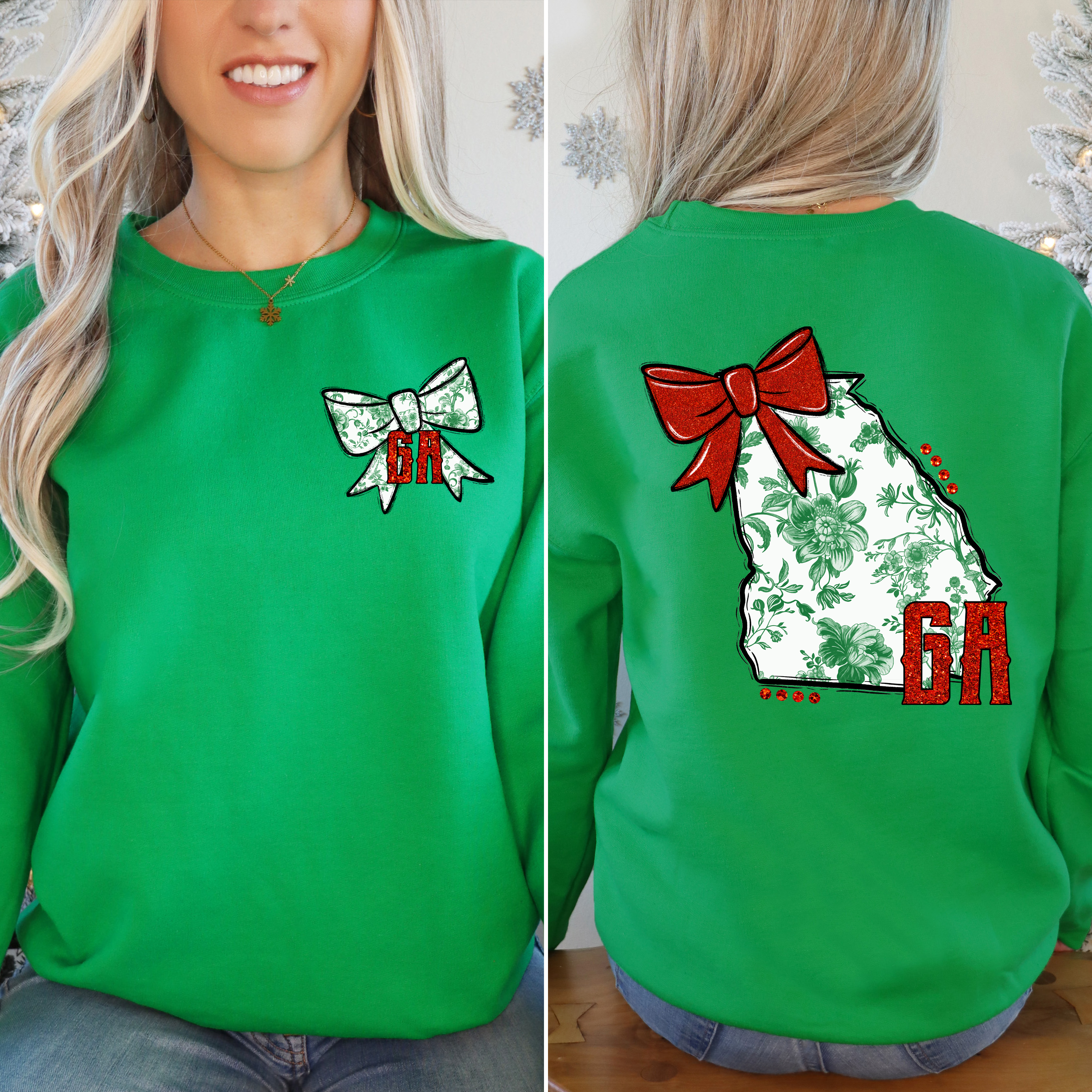 Chinoiserie Georgia Christmas with Pocket