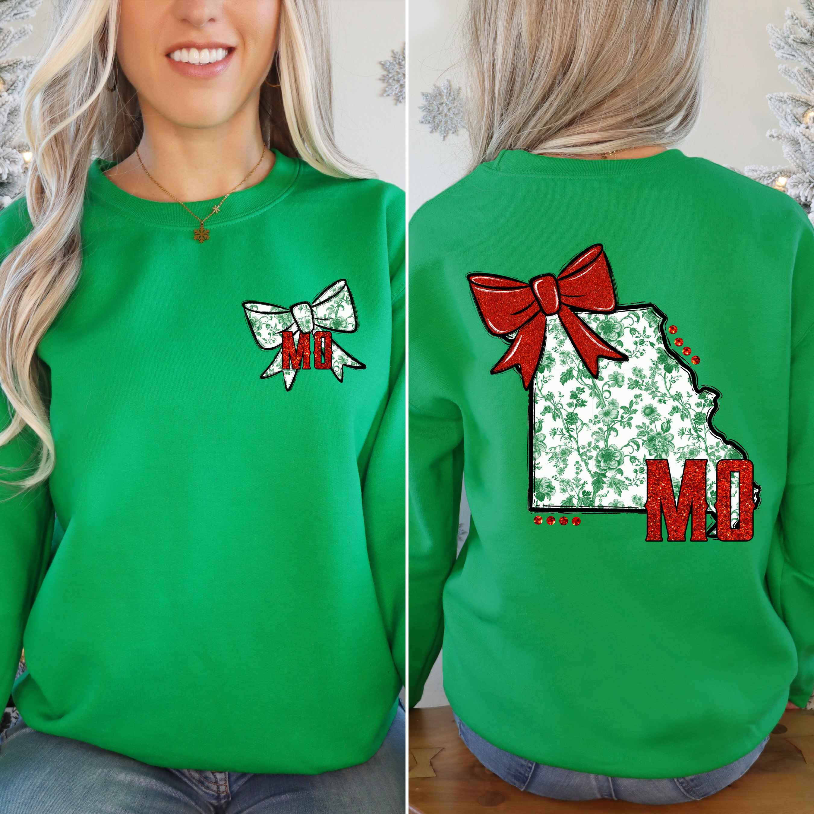 Chinoiserie Missouri Christmas with Pocket