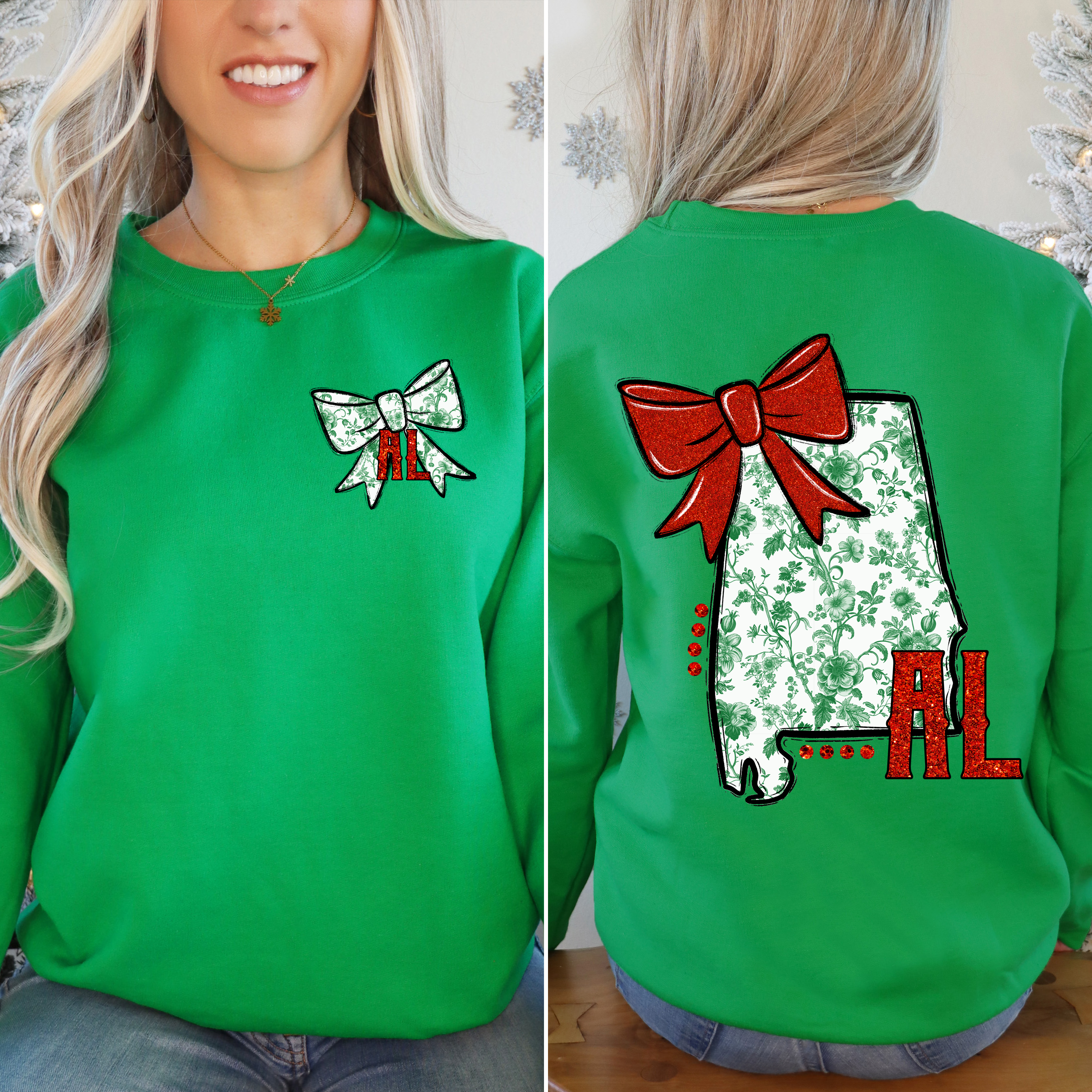 Chinoiserie Alabama Christmas with Pocket