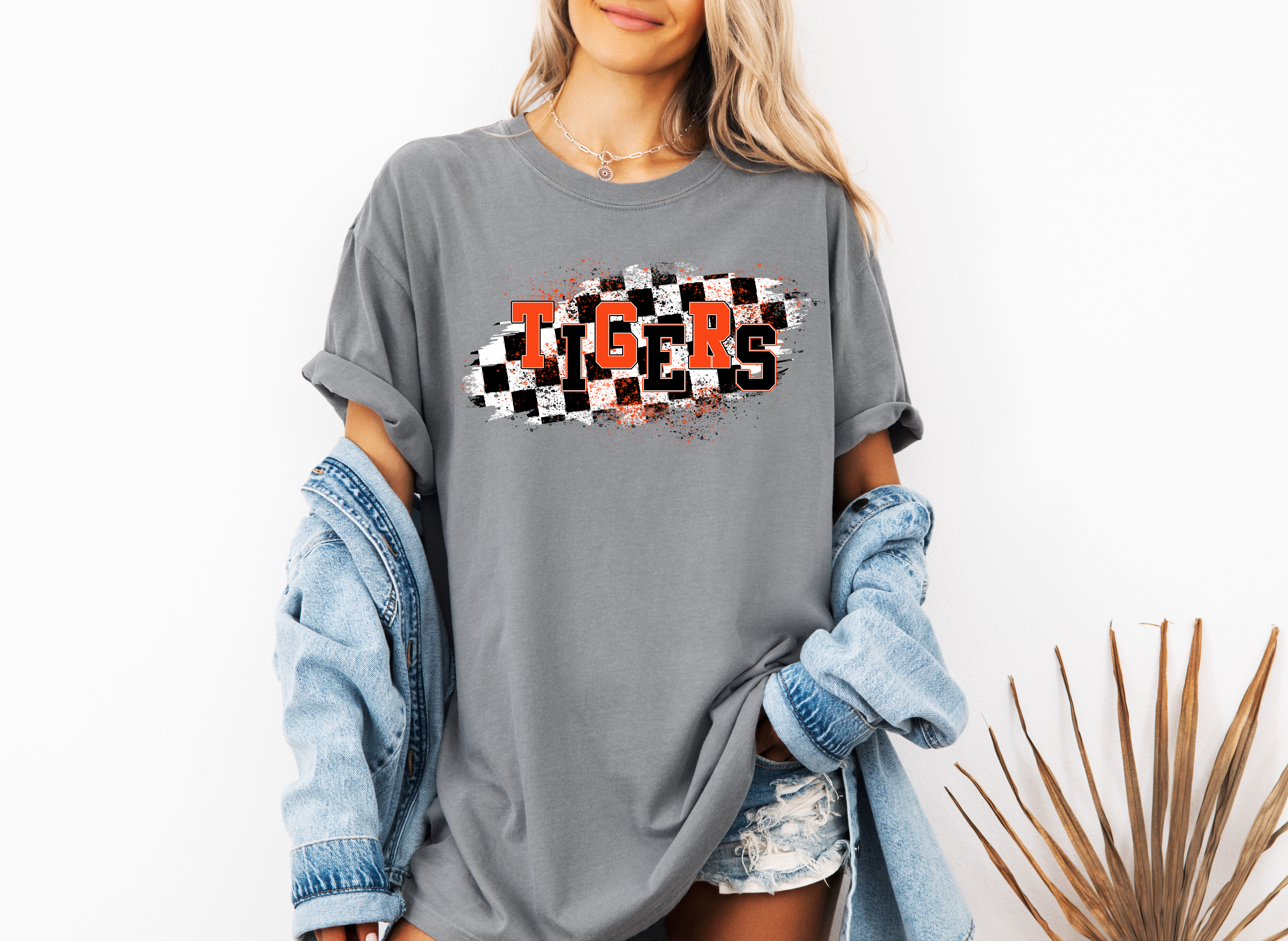 Distressed Checkered Tigers