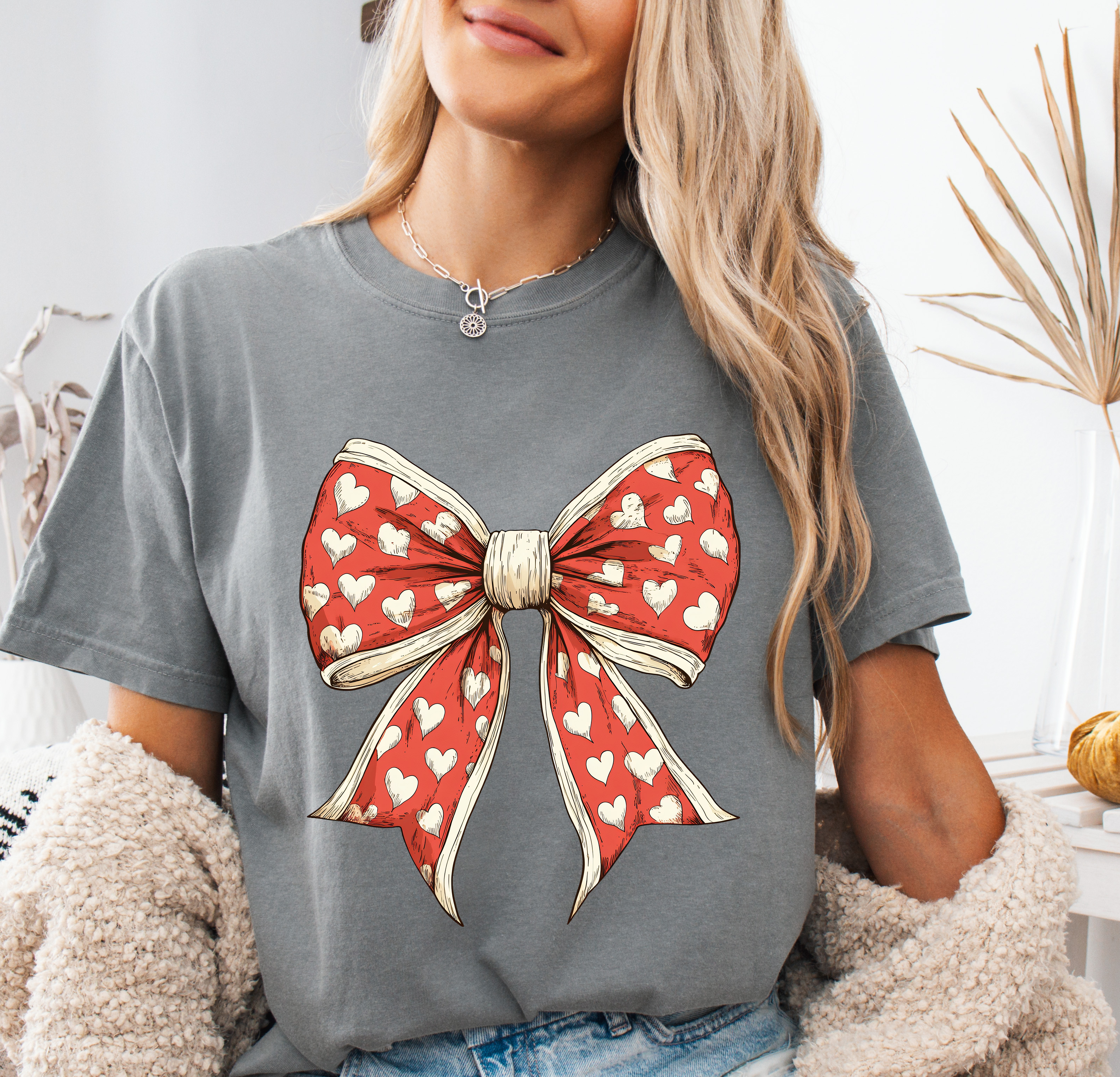 Vintage Heart Bow