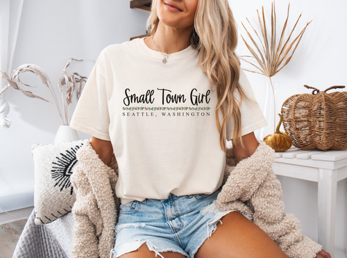 Load image 1 in gallery view. Seattle Washington Small Town Girl