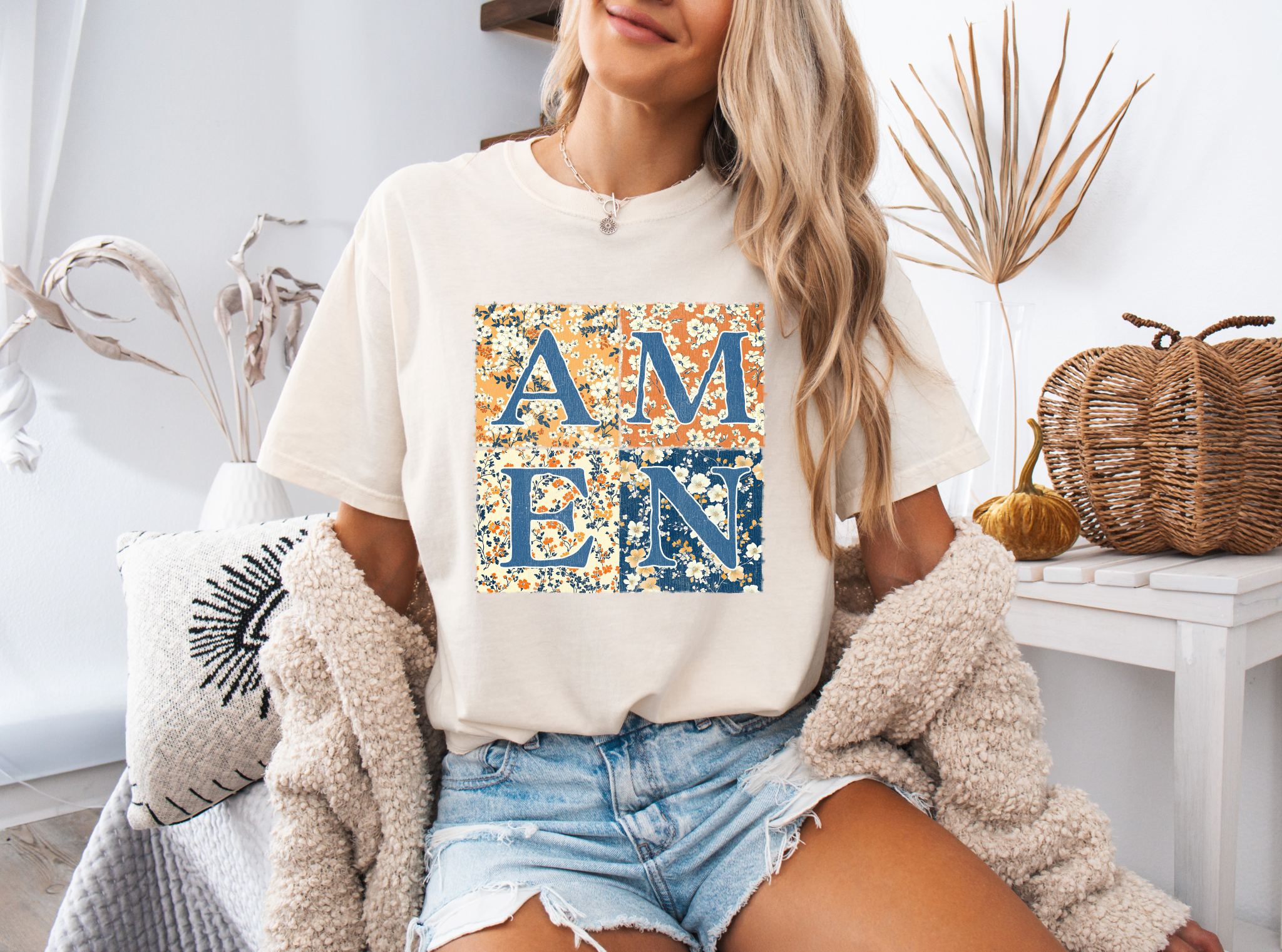 Distressed Amen Stamps