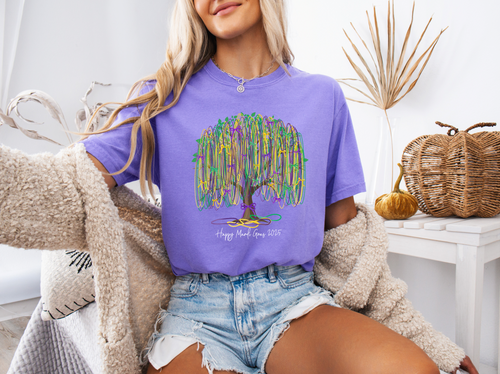 Load image 1 in gallery view. The Bead Tree Mardi Gras