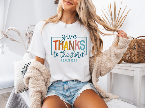 Load image 1 in gallery view. Give Thanks To The Lord