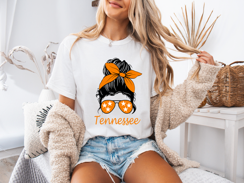 Load image 1 in gallery view. Tennessee Messy Bun
