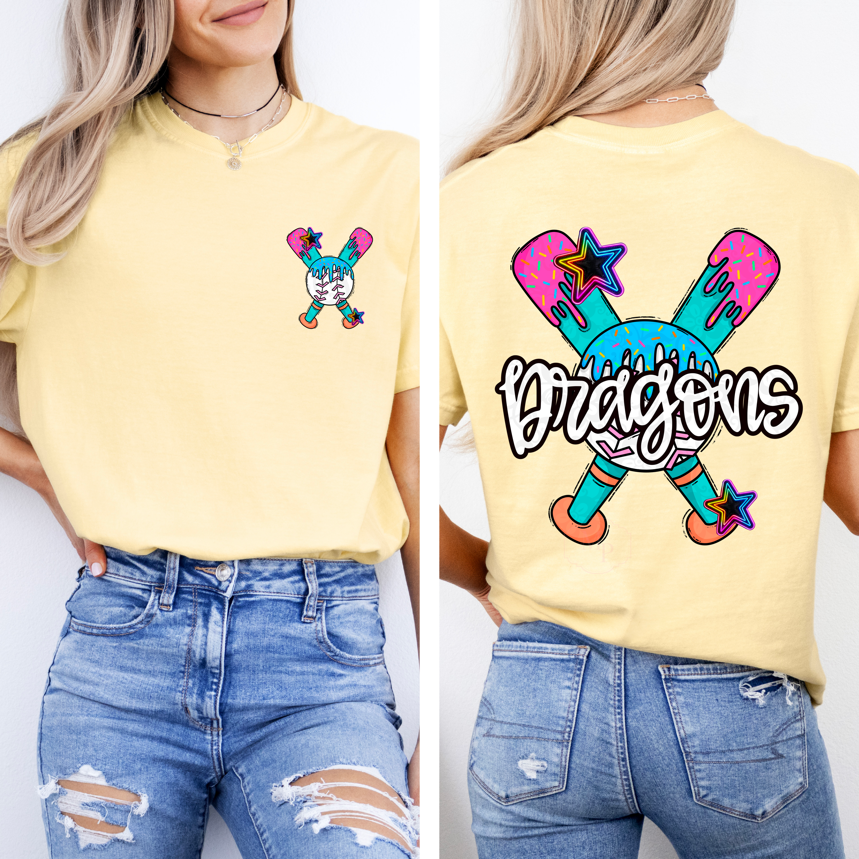 Dragons Baseball Drip