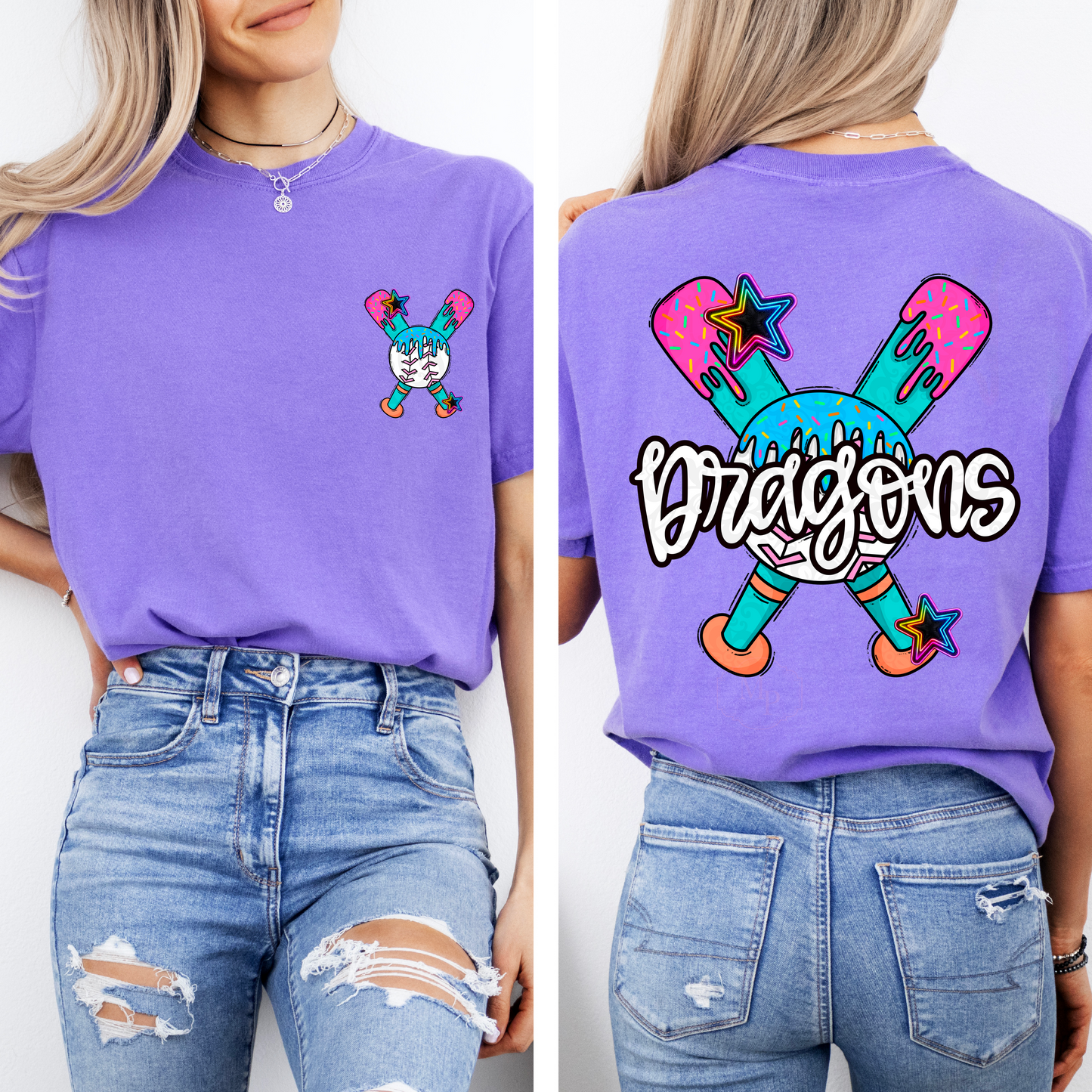 Dragons Baseball Drip