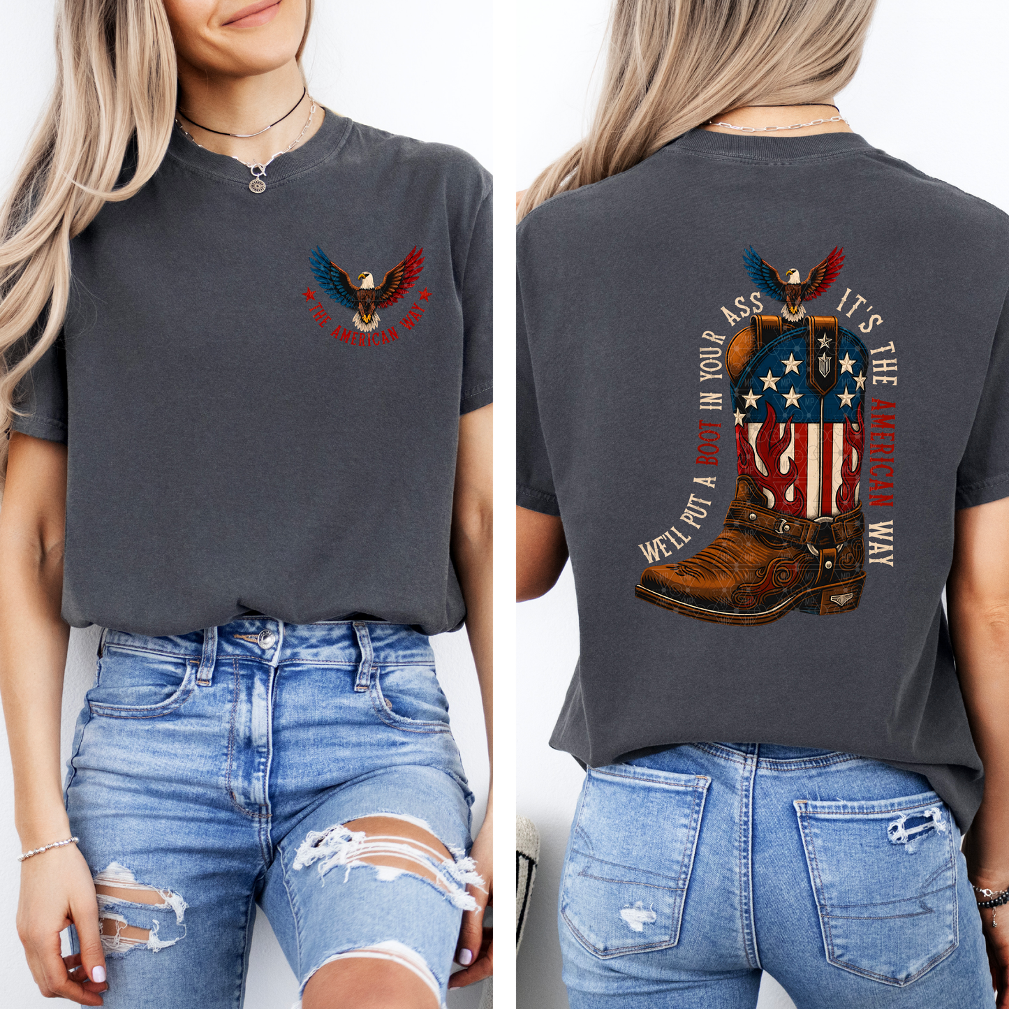 We'll Put A Boot In Your Ass Western