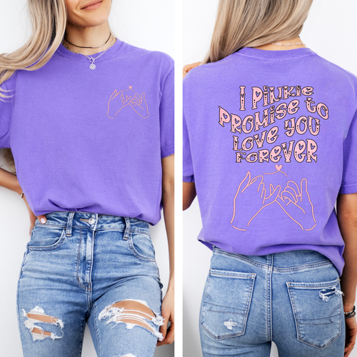 Load image 1 in gallery view. I Pinkie Promise To Love You Forever