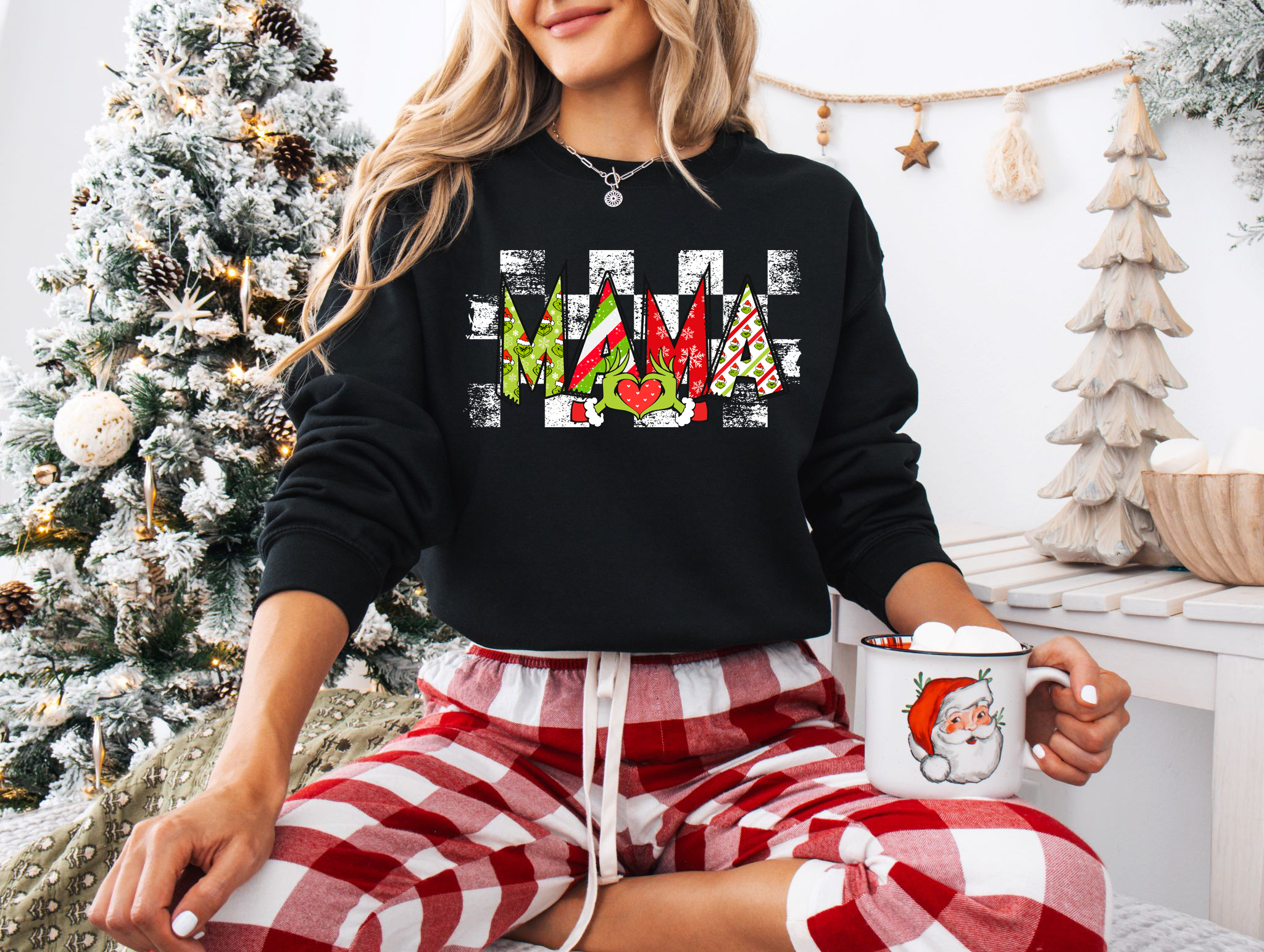 Checkered Mama Christmas