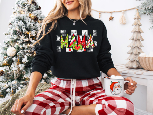 Load image 1 in gallery view. Checkered Mama Christmas