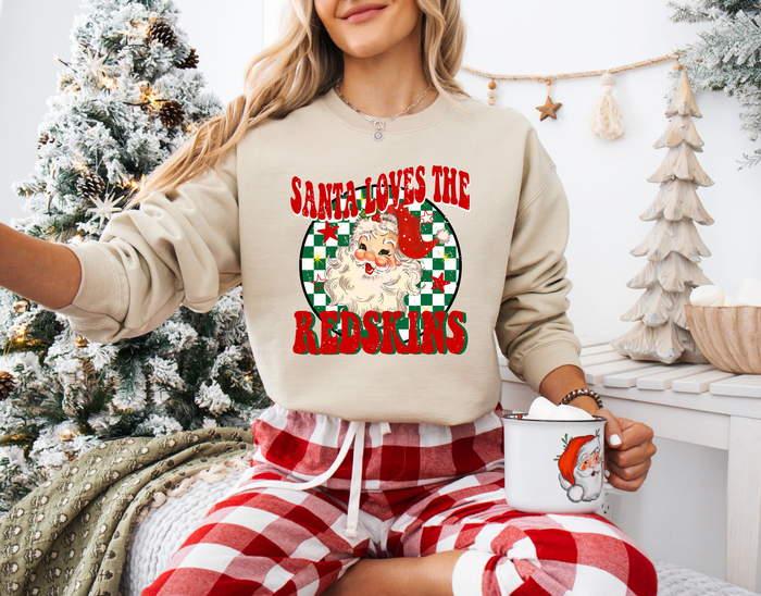 Santa Love The Redskins