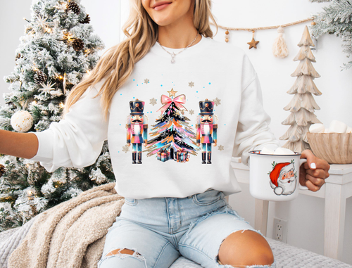 Load image 1 in gallery view. Nutcrackers and Christmas Trees