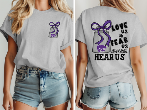 Load image 1 in gallery view. Love Us Or Fear Us Wildcats