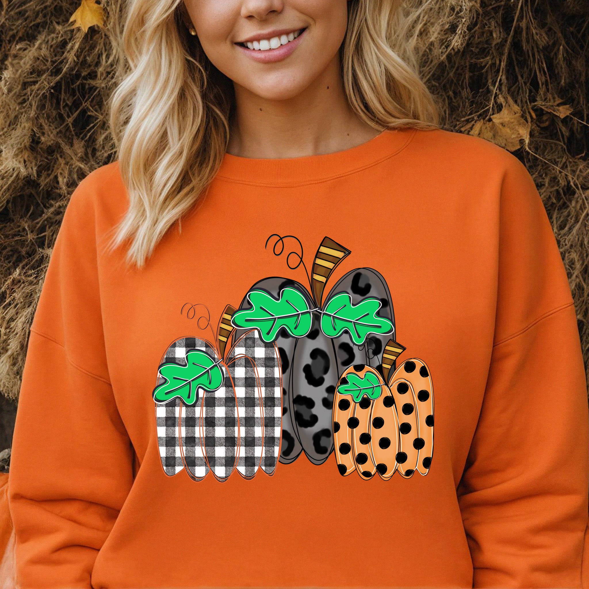 Plaid Leopard Pumpkins