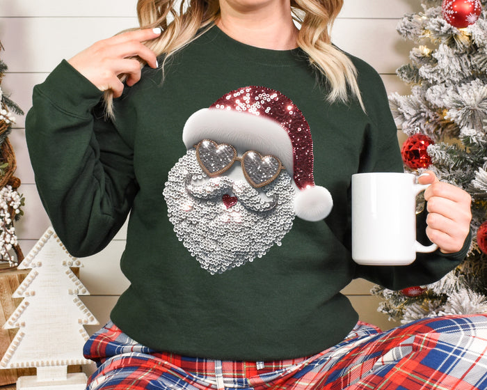 Santa Faux Sequin