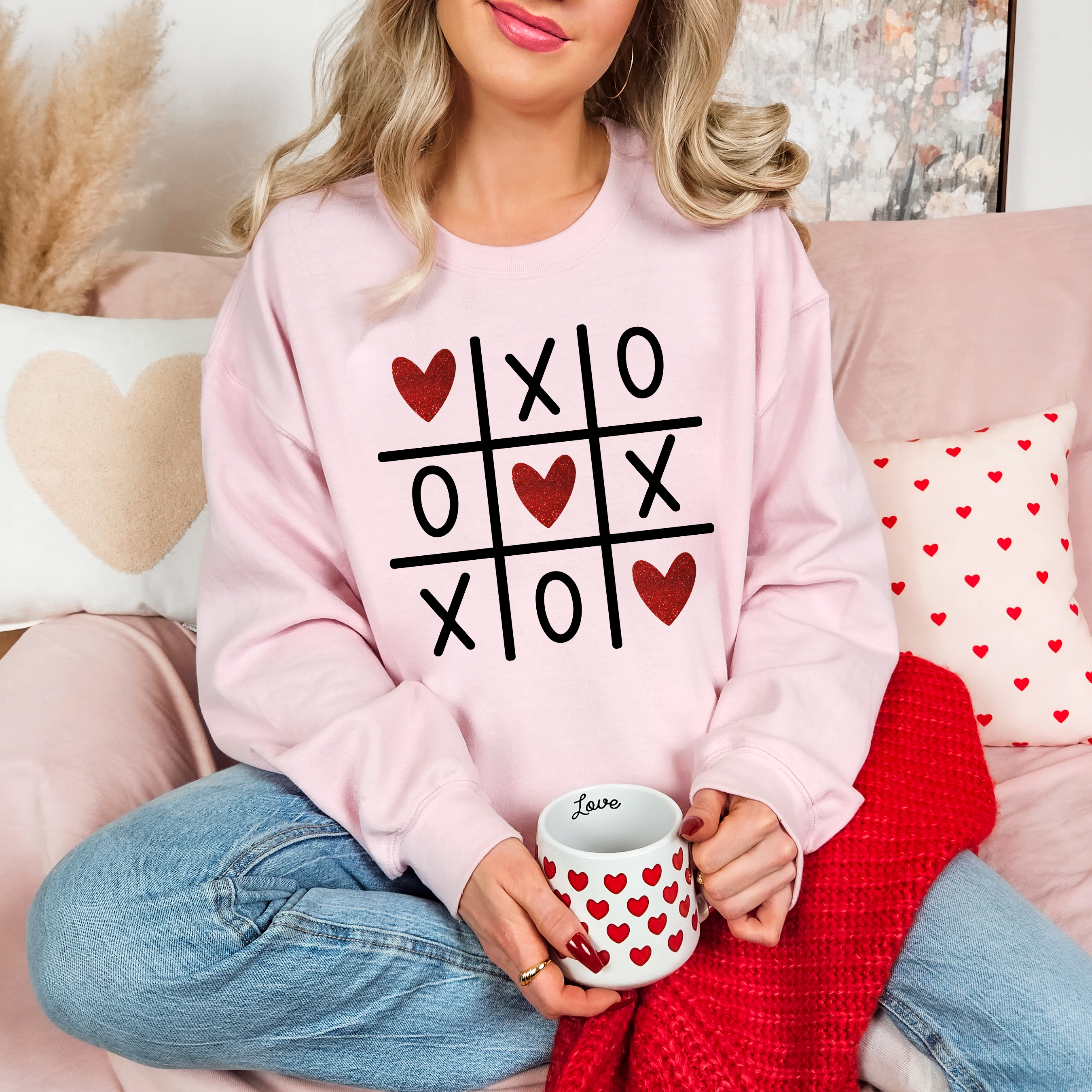 Tic Tac Toe Heart and XOXO