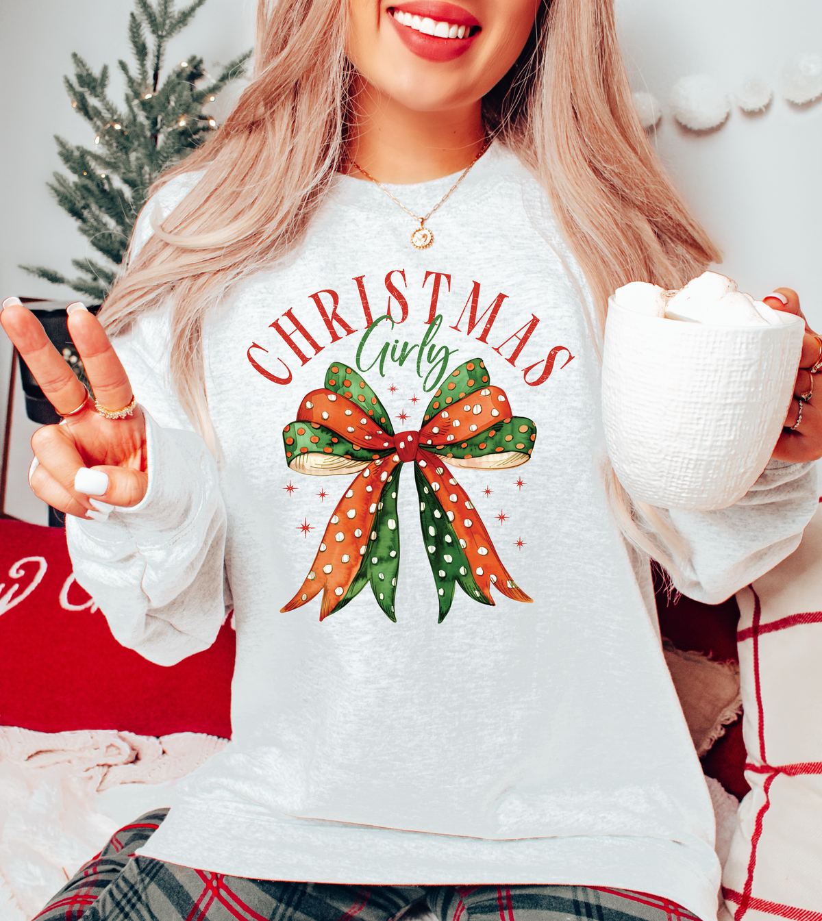 Christmas Girly Bow