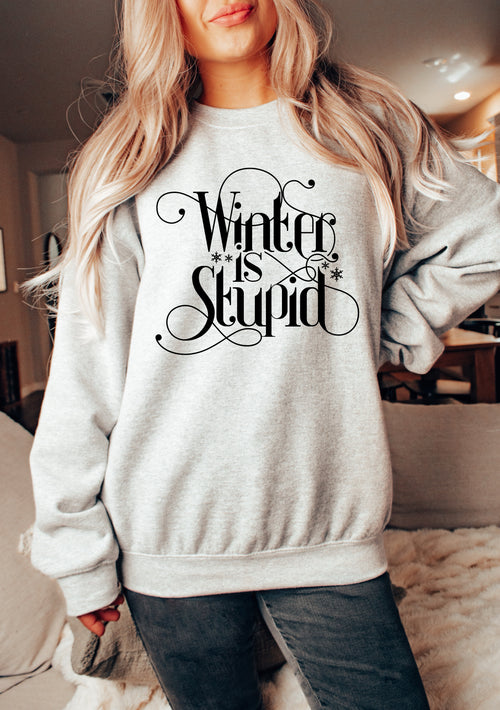 Load image 1 in gallery view. Winter Is Stupid