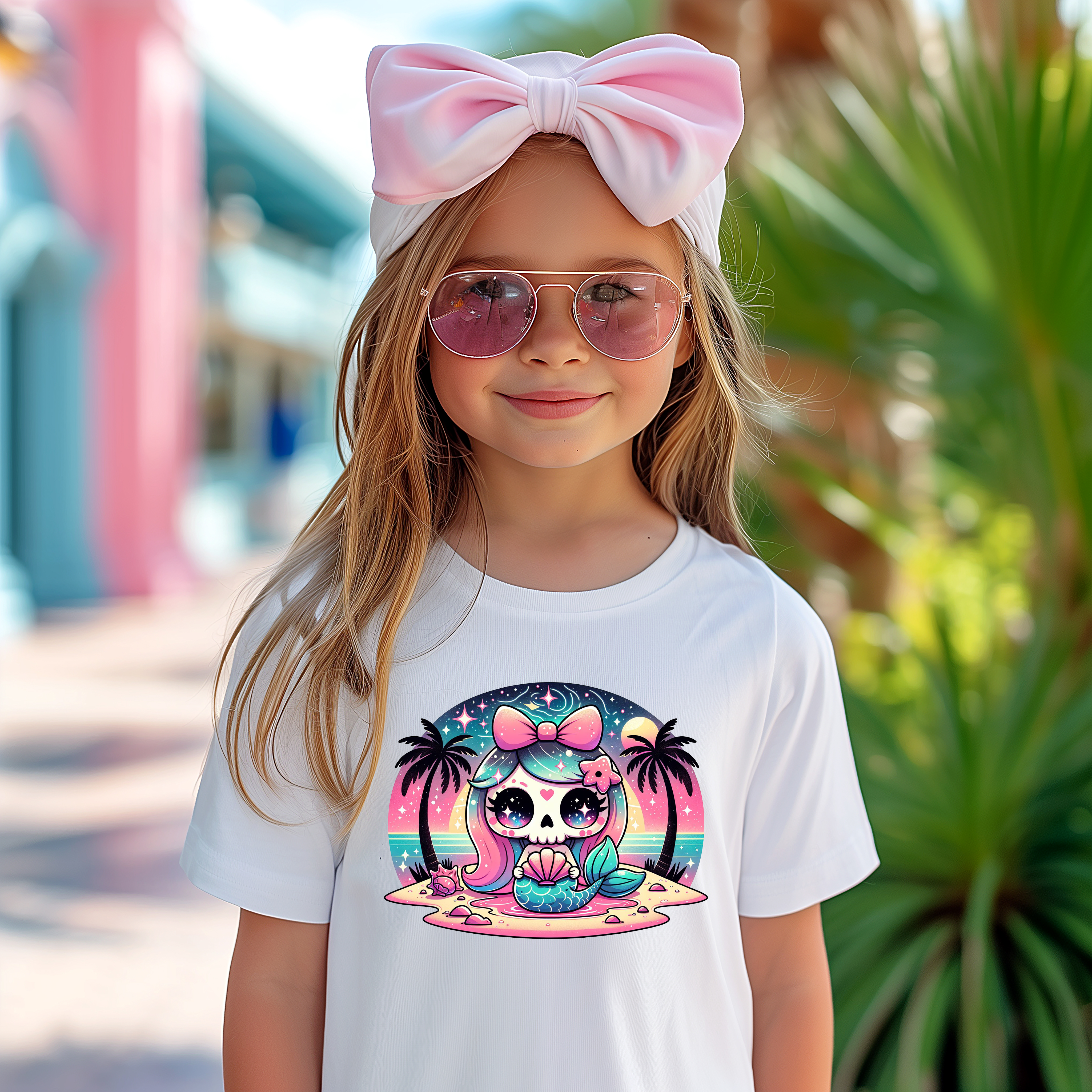 Cute Summer Skull