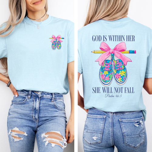 Load image 1 in gallery view. God Is Within Her She Will Not Fail Teacher