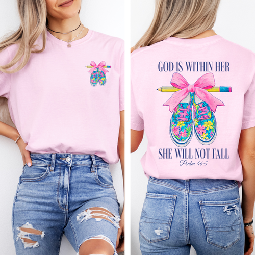 Load image 1 in gallery view. God Is Within Her She Will Not Fail Teacher