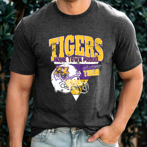 Load image 1 in gallery view. Distressed Tigers with Helmet