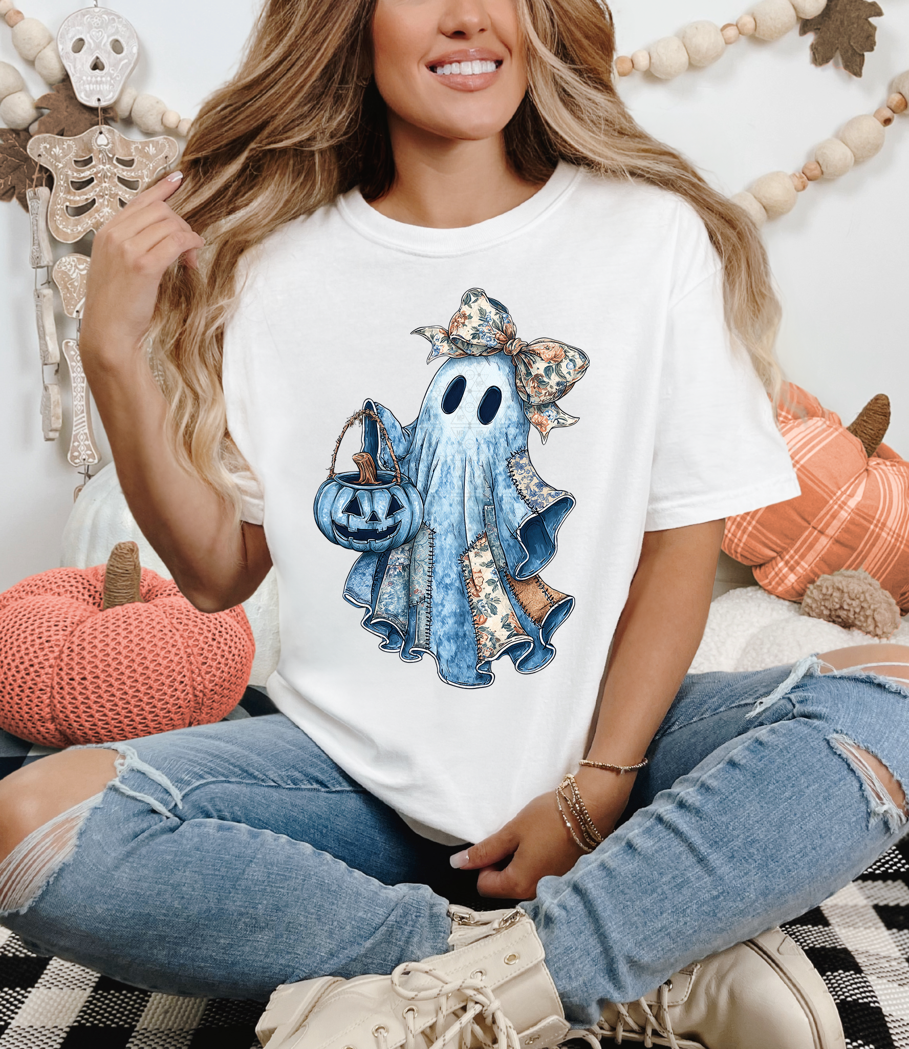 Vintage Blue Ghost